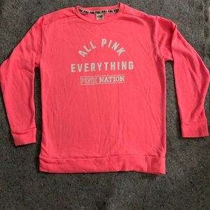 Victoria Secret Pink Soft Sweatshirt Sz XS